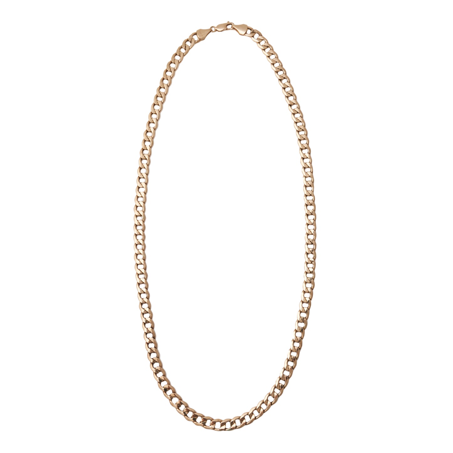 Large 18ct Gold Curb Link Chain